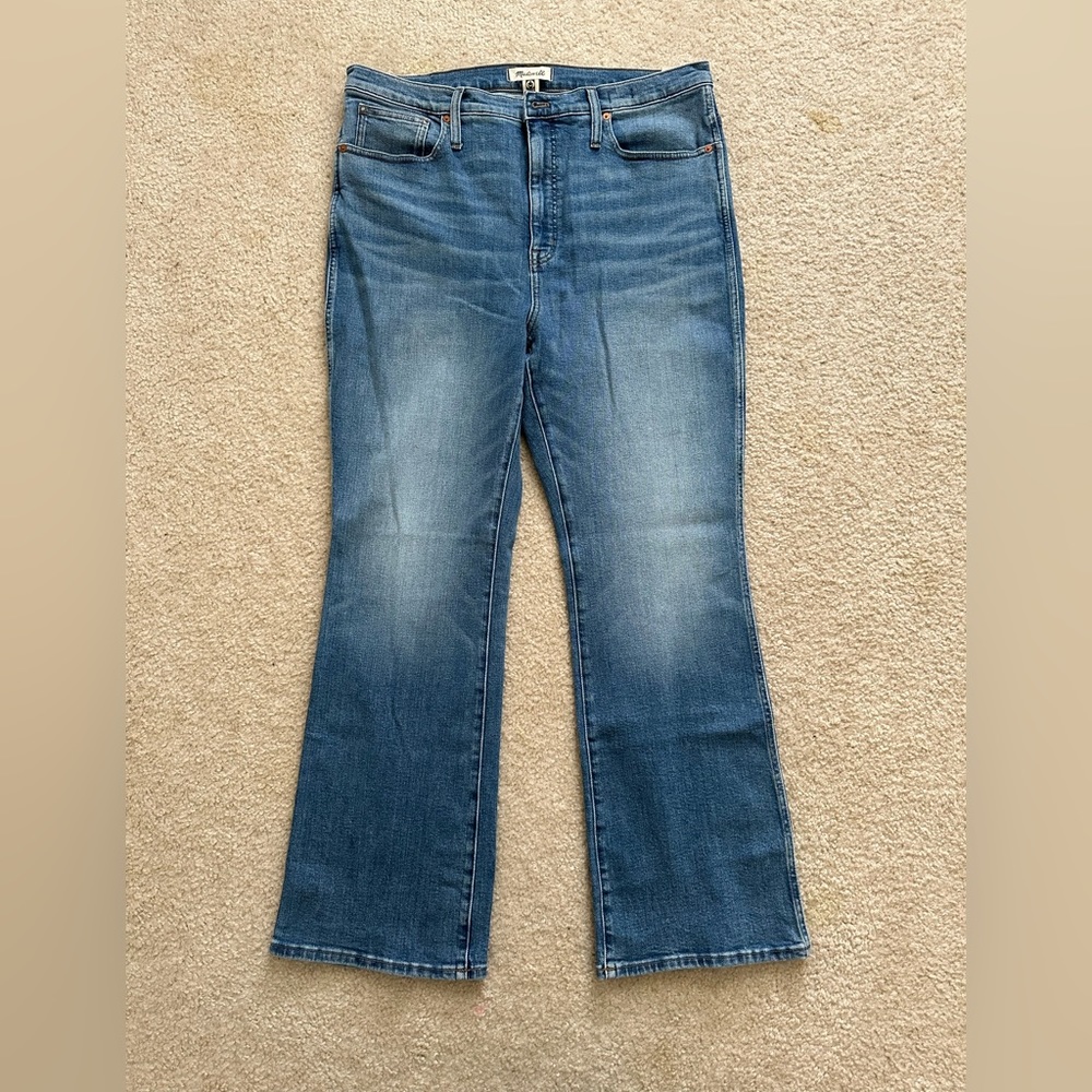 NWT madewell high rise bootcut jeans 33